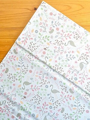 Tela Sarga Flamencos Rosa