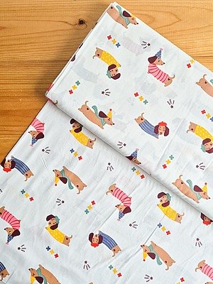 Tela Sarga Perros Salchicha