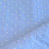 Tela Sarga Lunares Blancos Sobre Azul