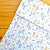 Tela sarga (tela crea), tela de algodón con estampado de unicornios, arcoíris y nubes en tonos rosados para confección y manualidades en Chile
