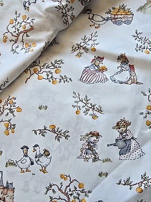 Tela Sarga Granja Vintage