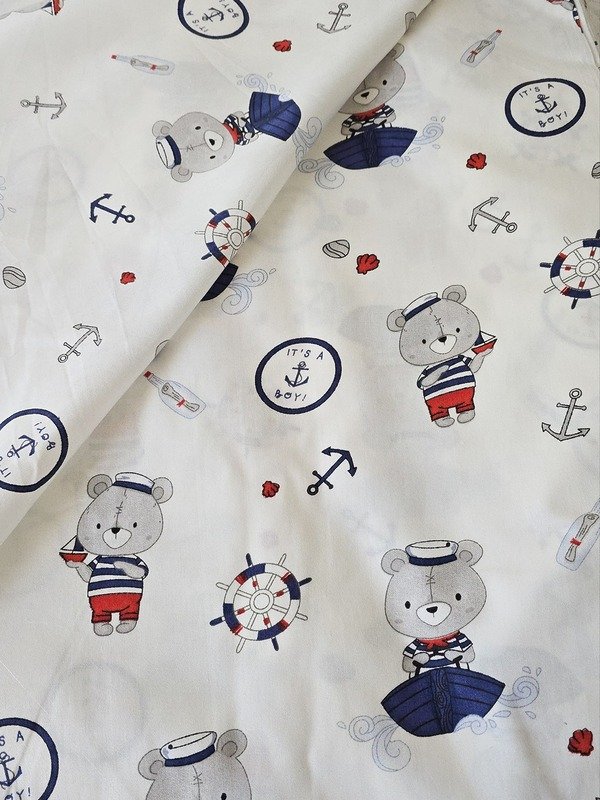 Tela Sarga Ositos Marineros