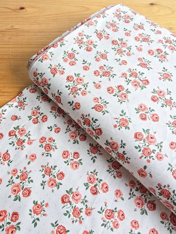 Tela Sarga Mini Rosas