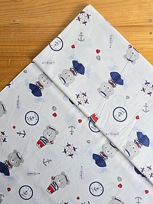 Tela Sarga Ositos Marineros