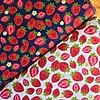 Tela Sarga Frutillas Clásicas