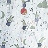 Tela Sarga Conejitos y Estrellas
