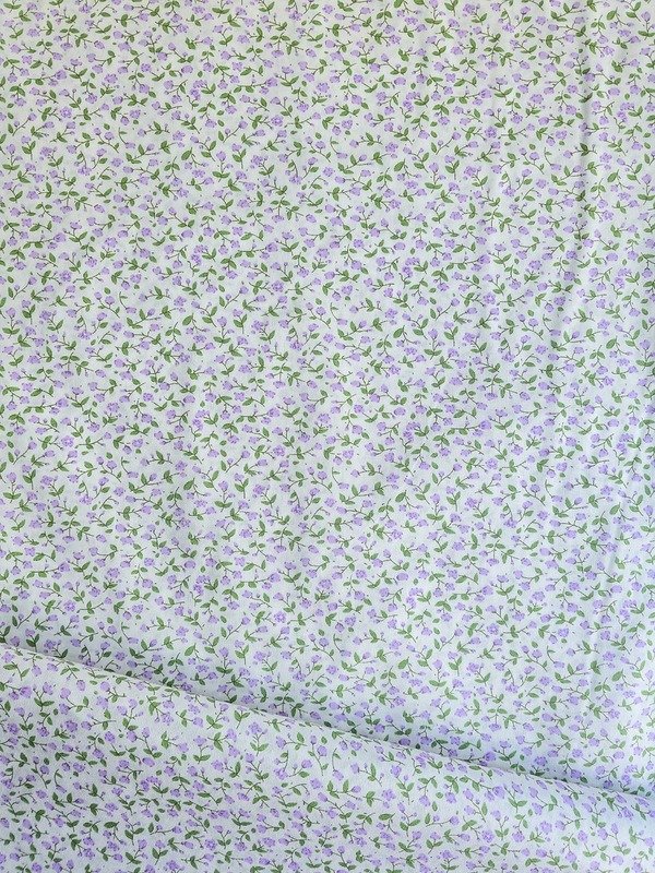 Tela Sarga Floral Lila