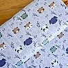 Tela Sarga Caritas de Animalitos