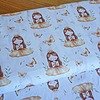 Tela Sarga Princesas Acuarela