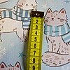 Tela Sarga Gatitos Invernales