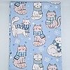 Tela Sarga Gatitos Invernales